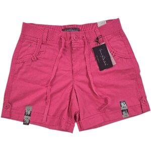 Gloria Vanderbilt 'Jacky' Stretch Shorts  Size 10 NWT Pink